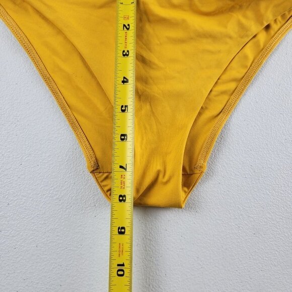 Everlane Bikini Bottom Swimwear Low Rise Solid Classic XXS Yellow Women NWT - Picture 4 of 14